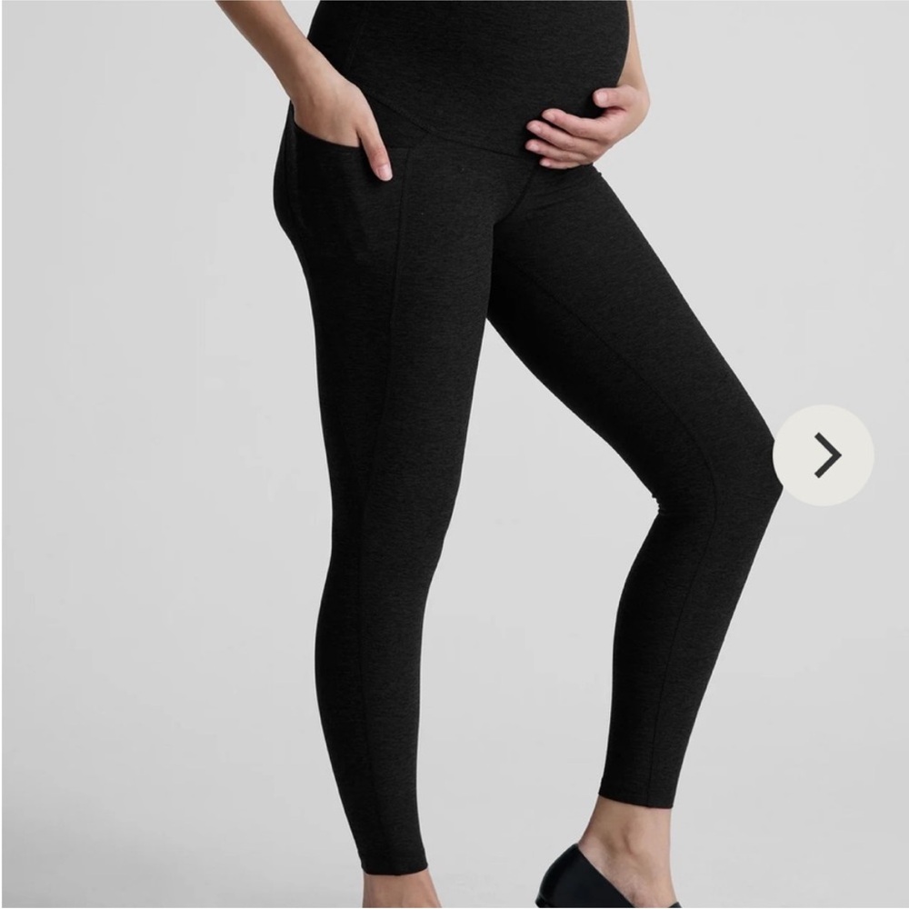 NWOT Spacedye Love the Bump Midi Maternity Leggings